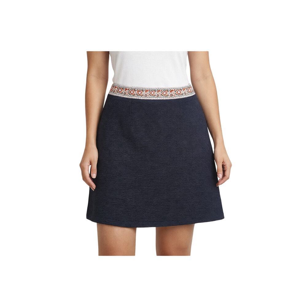 Cider Black Aztec Band Pencil Wrap Skirt XL NWT